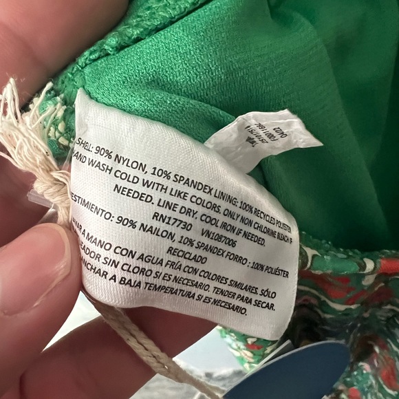 NWT Rhode Zinnia Floral Print Halter High Leg Cheeky One Piece Swimsuit - Picture 15 of 15